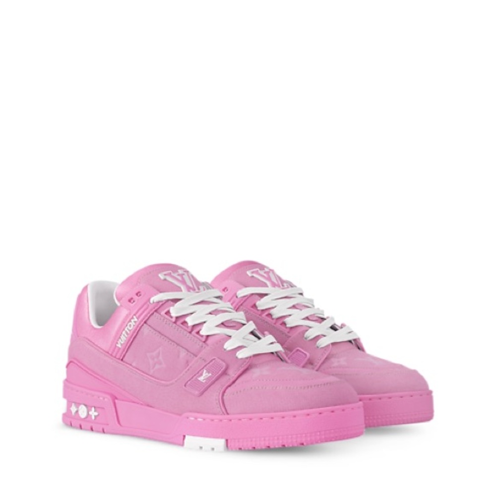 Louis Vuitton Vibrant Pink Athletic Shoes